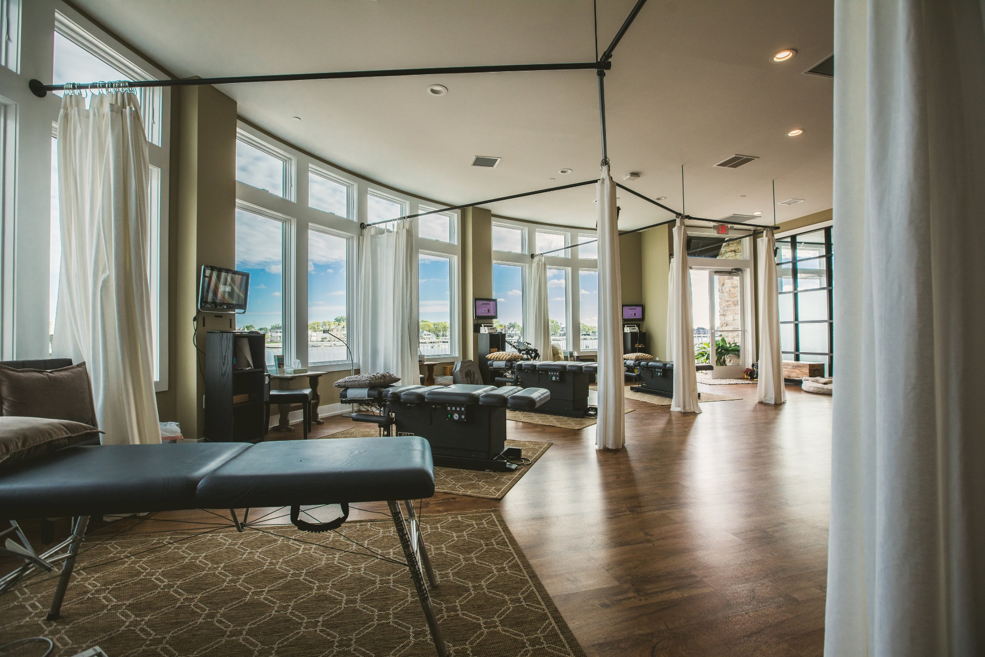 Bayfront chiropractic and neurological-rehab suite at Integrative Wellness Group, Belmar NJ