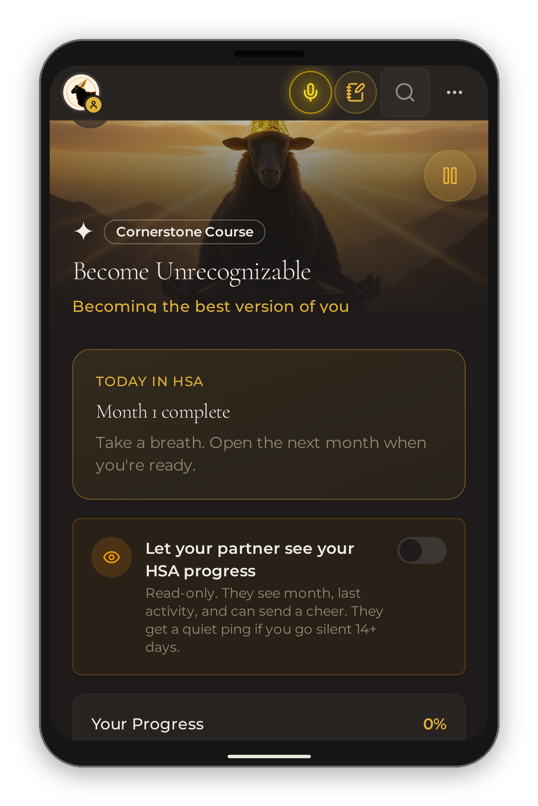 INNSPO Higher Self Architecture course and progress