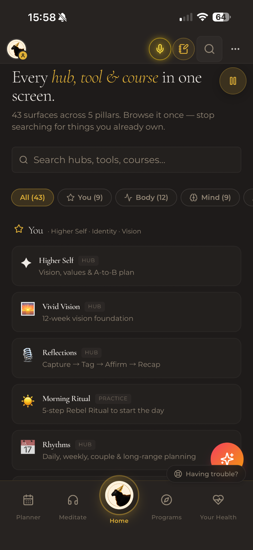 INNSPO Browse — Every hub, tool & course in one screen